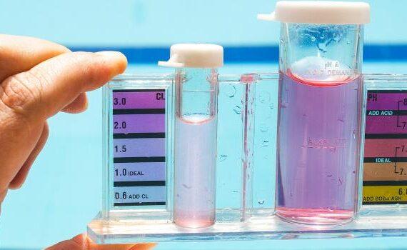 Zu sehen ist das Bild 1 zum Beitrag mit dem Thema: Der richtige pH-Wert im Pool