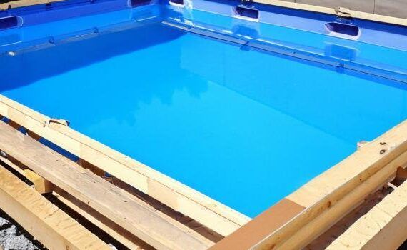 Zu sehen ist das Bild 1 zum Beitrag mit dem Thema: Palettenpool bauen Tipps