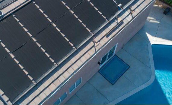 Zu sehen ist das Bild 1 zum Beitrag mit dem Thema: Solar-Poolheizung