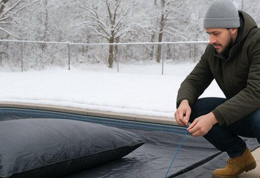 Zu sehen ist das Bild 1 zum Beitrag mit dem Thema: Pool winterfest machen