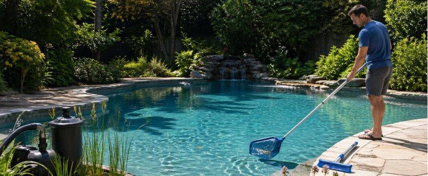 Zu sehen ist das Bild 1 zum Beitrag mit dem Thema: Naturpool oder Folienpool