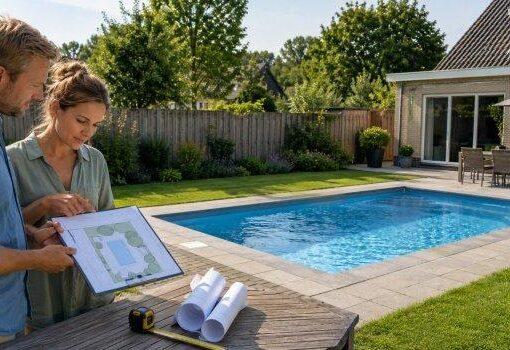 Zu sehen ist das Bild 1 zum Beitrag mit dem Thema: Pool bauen Genehmigung 2026