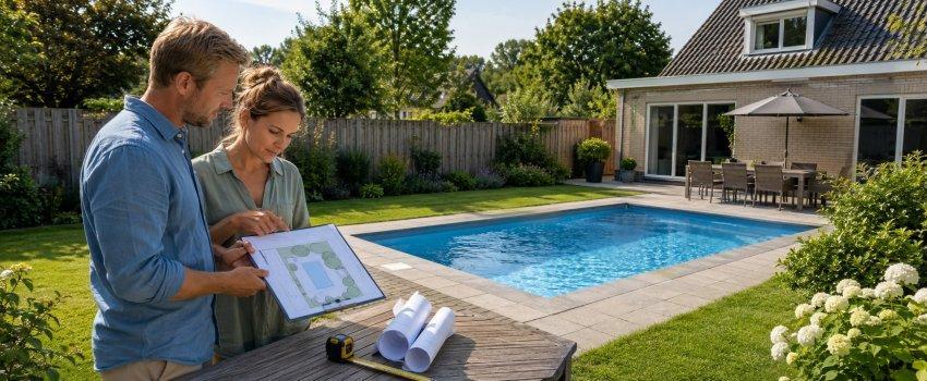 Zu sehen ist das Bild 1 zum Beitrag mit dem Thema: Pool bauen Genehmigung 2026