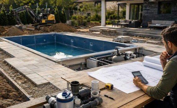 Zu sehen ist das Bild 1 zum Beitrag mit dem Thema: Pool bauen Kosten 2026