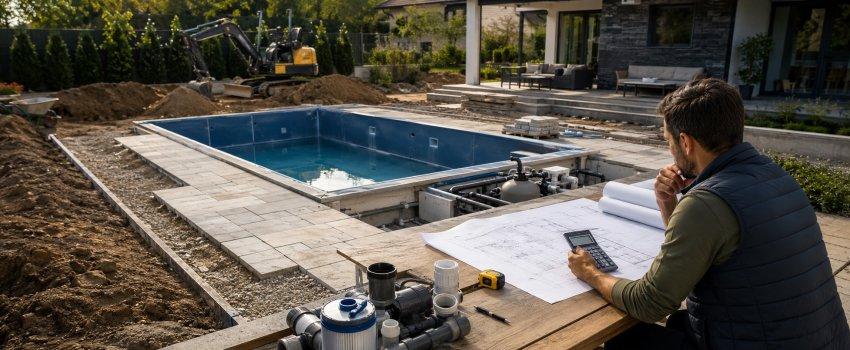 Zu sehen ist das Bild 1 zum Beitrag mit dem Thema: Pool bauen Kosten 2026